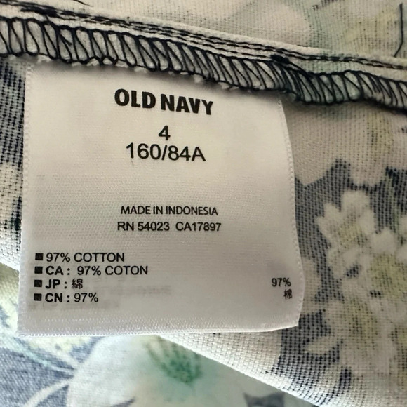 Old Navy Floral Strapless Dress size 4 - Picture 6 of 7